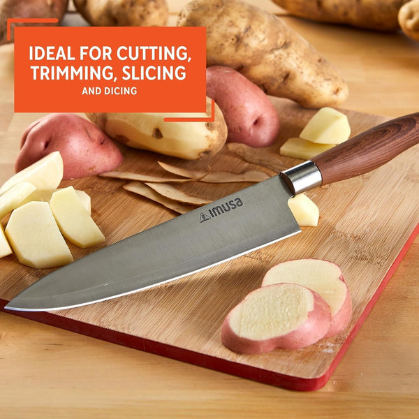 8 Inch Chef Stainless Steel Chef Knife with Woodlook Handle6