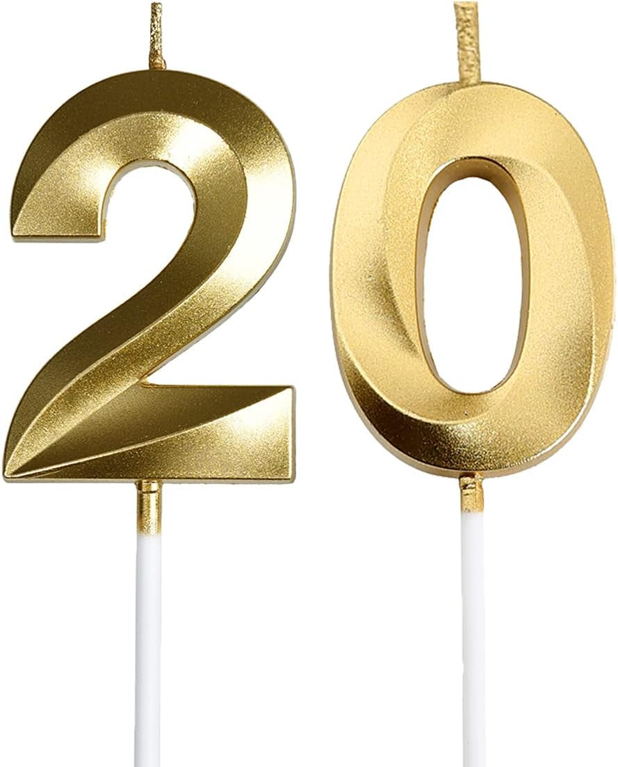2-in-gold-20-birthday-candles-20th-birthday-decorations-for-girls-boys