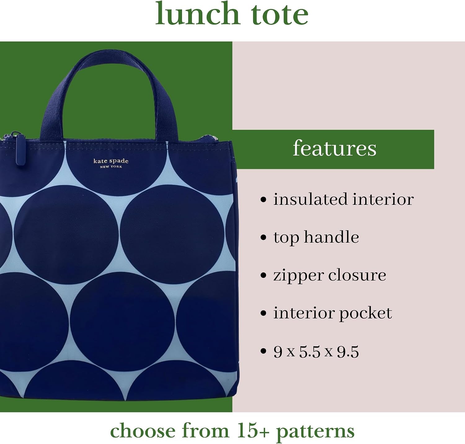 kate-spade-new-york-portable-soft-cooler-lunch-bag-with-silver-insulated-interior-lining-and-storage-pocket-joy-dot