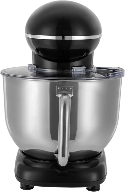 Stand Mixer, 1350W 6.5QT Electric Tilt-Head Kitchen Mixer for Bread Cake Baking Household with Mixing Bowl, Whisk, Dough Hook and Beater, 6 Speed (Black)8