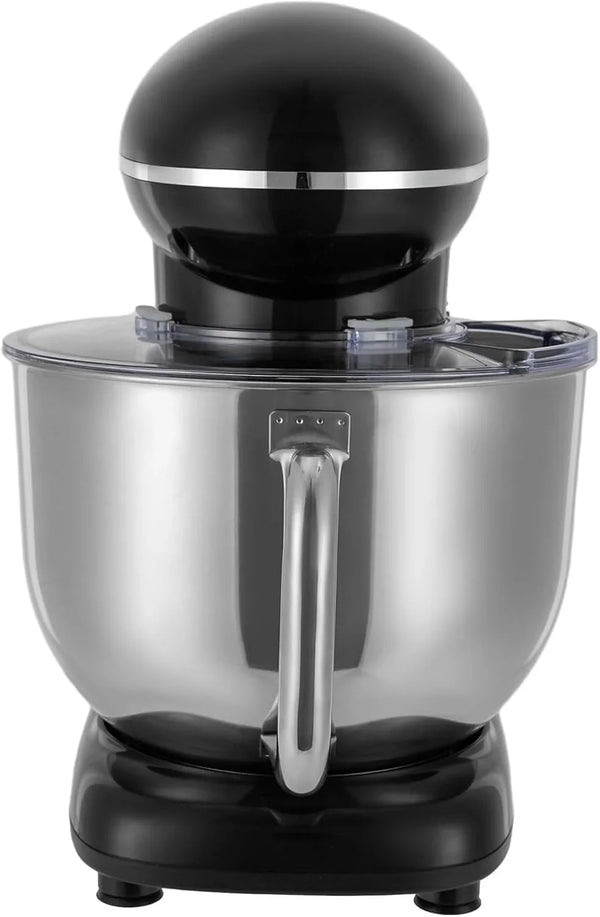 Stand Mixer, 1350W 6.5QT Electric Tilt-Head Kitchen Mixer for Bread Cake Baking Household with Mixing Bowl, Whisk, Dough Hook and Beater, 6 Speed (Black)8