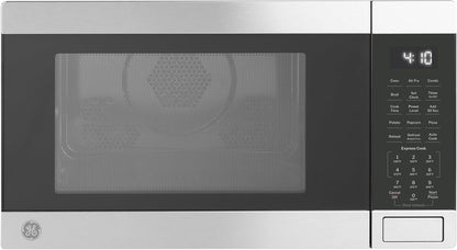 GE GCST10A1WSS Countertop Microwave Oven (Stainless Steel) | Stainless Steel, Combines Microwave, Air Fry, Convection, and Broil, Child Lock Technology, 4 Convenience Cook Settings1