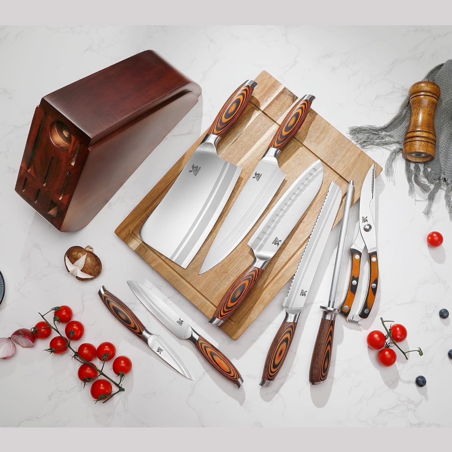 9pcs-knife-block-set-german-steel-kitchen-knife-set-with-bone-chopper-precious-pakkawood-handle-for-chef-knife-block-set