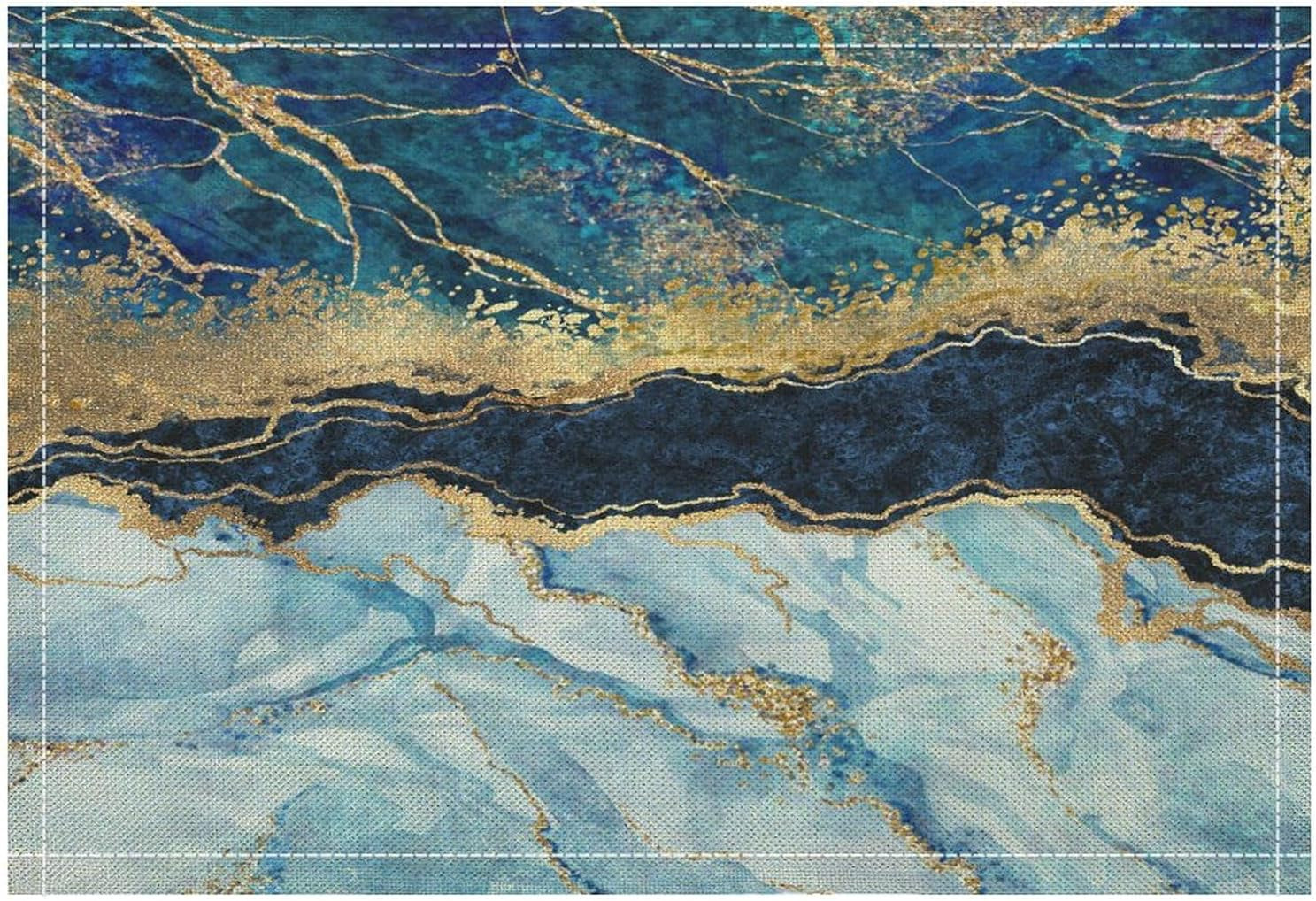 marble-placemats-set-of-4-blue-black-gold-abstract-marble-texture-print-placemats-table-mat-for-home-dining-table-kitchen-party-decor-12x18-in-4-pcs