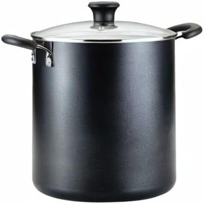 Specialty Nonstick Stockpot with Lid 12 Quart, Oven Broiler Safe 350F, Stay-Cool Handles, Kitchen, Cookware, Pots and Pans, Stock Pot, Soup Pot, Cooking Pot, Dishwasher Safe, Black7
