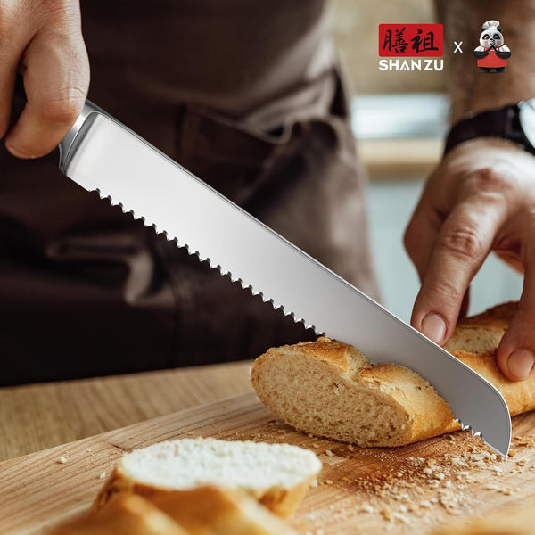 10-Inch Serrated Bread & Sourdough Knife with Wood Handle6
