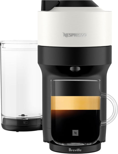 Nespresso Vertuo Pop+ Coffee & Espresso Maker by Breville, Coconut White | Coconut White Coffee Machine with Compact Design, 25 Fl. Oz. Side Tank, 30 Second Heat-Up and One Touch Brewing.1