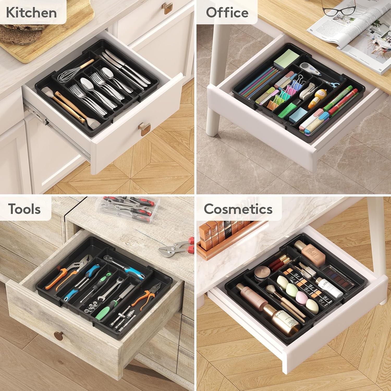 expandable-silverware-drawer-organizer-kitchen-utensil-tray-bpa-free-plastic-flatware-cutlery-holder-space-saving-storage-for-spoons-forks-knives-8-13-8-x-11-2-x-1-4-black