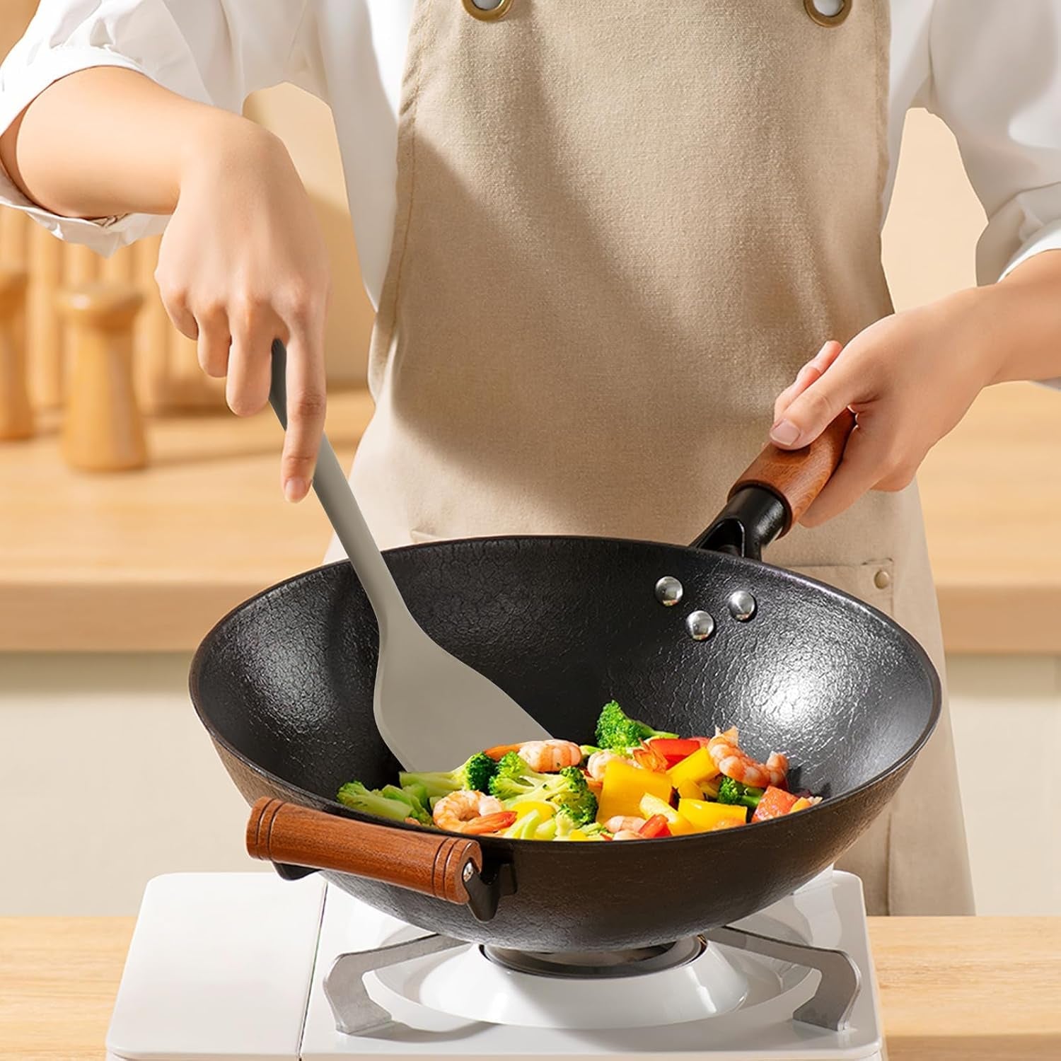 silicone-kitchen-cooking-utensils-set-heat-resistant-13inch-long-kitchen-gadgets-bpa-free-non-stick-rubber-cook-accessories-for-food-prep-frying-serving-basting-light-grey