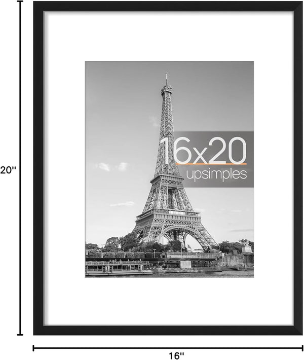 16X20 Picture Frame, Wall Decor Poster Frames, Black 1 Pack7