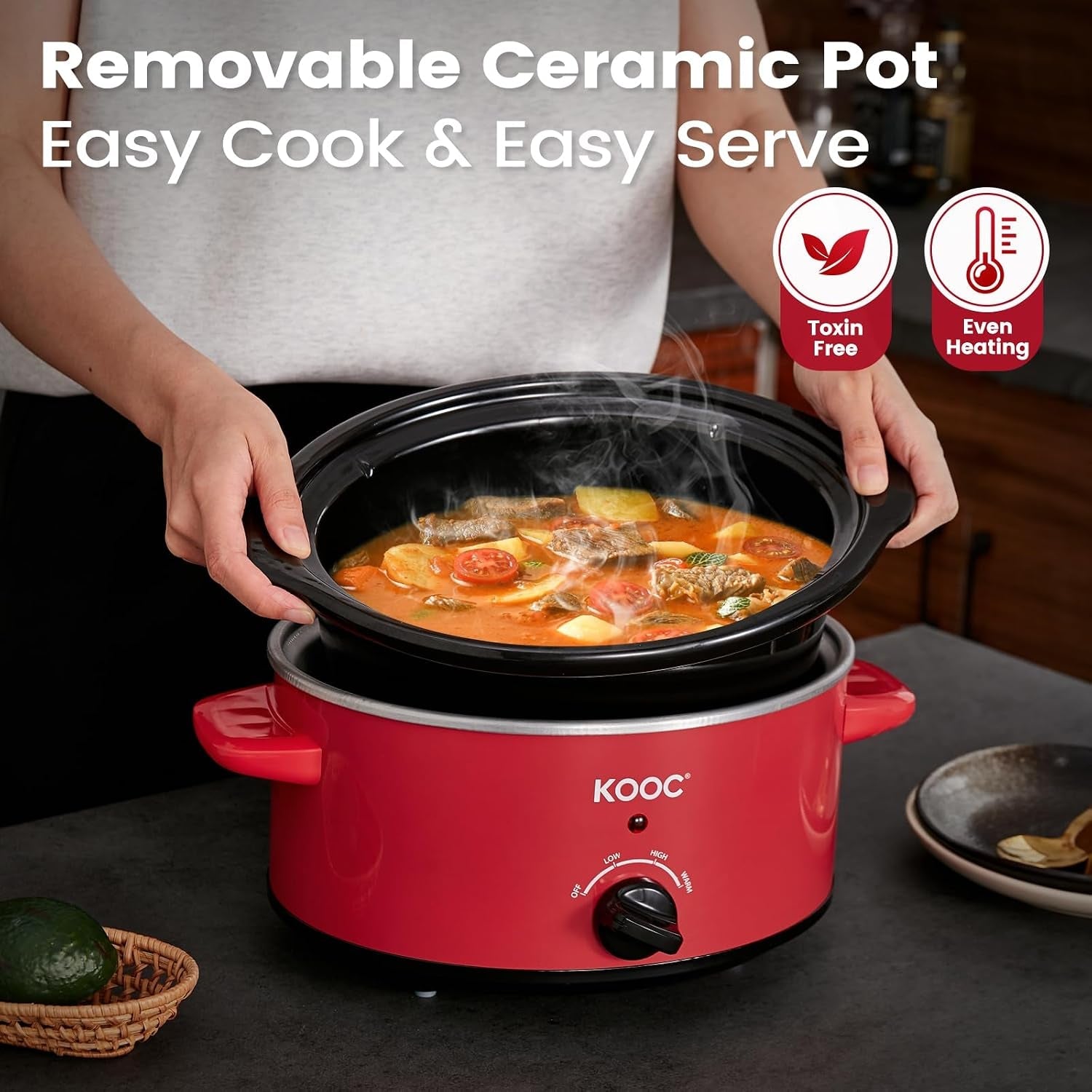 4-quart-slow-cooker-3-cooking-settings-dishwasher-safe-ceramic-crock-lid-free-pot-liners-included-red-ellipse-pot