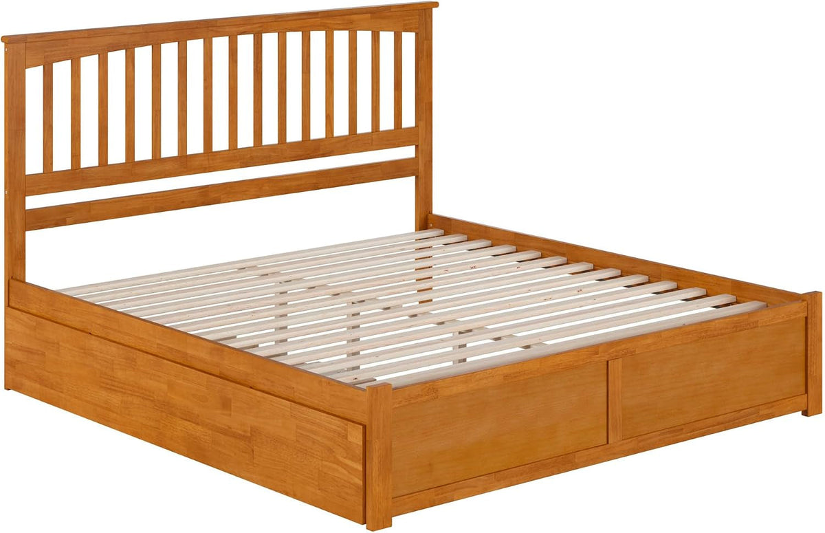 mission-king-platform-bed-with-footboard-trundle-light-toffee