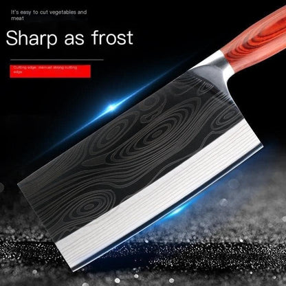 Meat Cleaver, 7.8 Inch 4Cr14Mov Stainless Steel Chinese Kitchen Utility Chef Cooking Knives Ultra-Sharp Blade Wood Handle Cleaver3