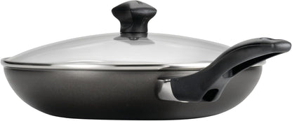 Nonstick Aluminum Pots and Pans Set, 15-Piece | Dishwasher Safe Nonstick Cookware Set with Lids for Everyday Cooking and Easy Cleanup, in Pewter7