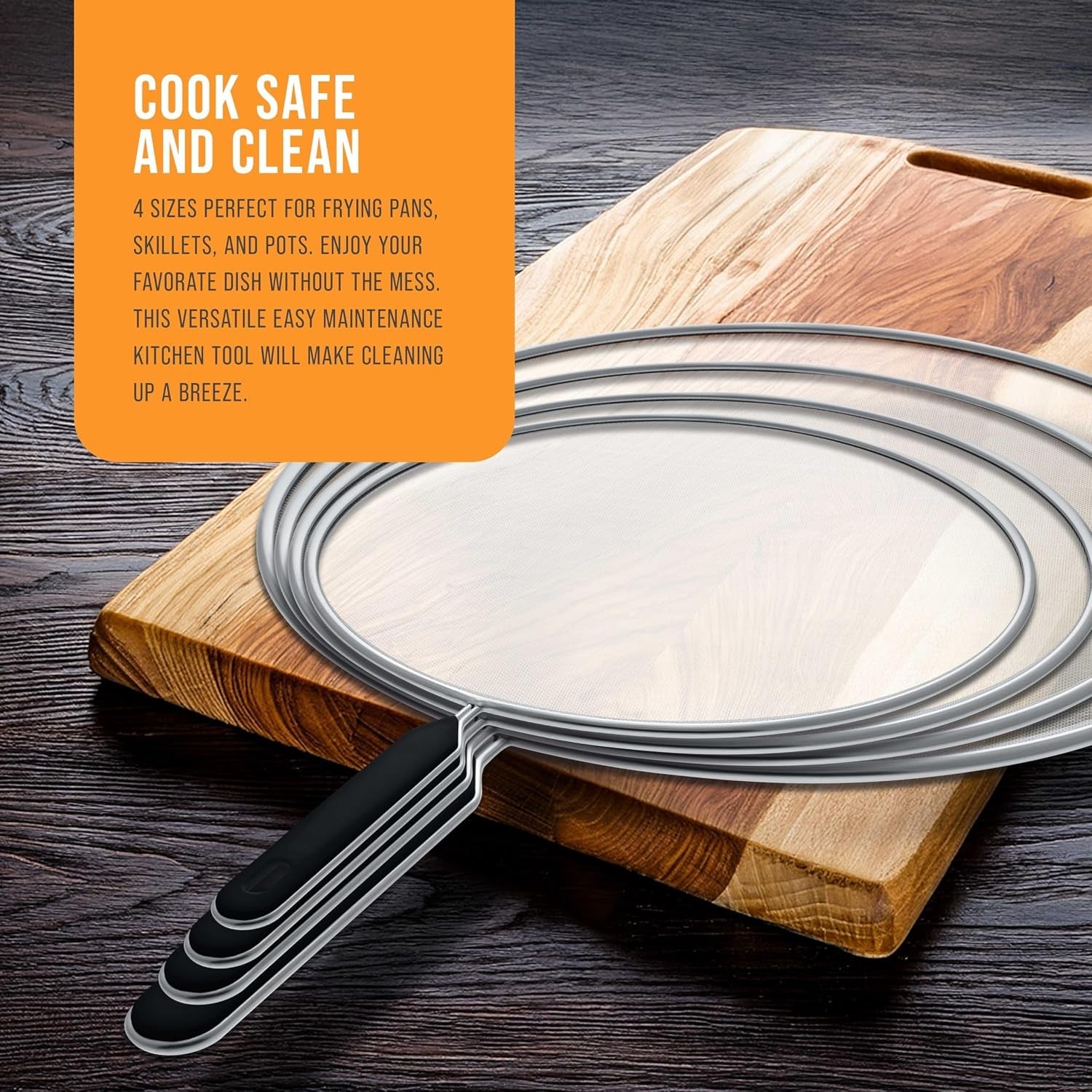 4-piece-stainless-steel-splatter-guard-set-13-11-5-10-8-fine-mesh-cover-grease-oil-splatter-screen-for-frying-pan-cooking-pots-with-comfort-grip-handles