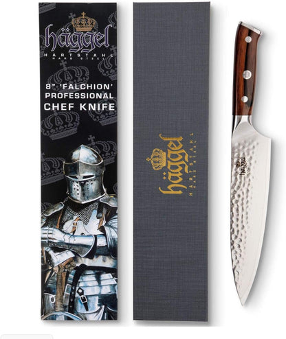 Professional Chef Knife for All-Around Food Preparation Ultra-Sharp 8 Inch Kitchen Knife Hand Hammered VG10 Stainless Steel Knife Best Gifts for Chefs9