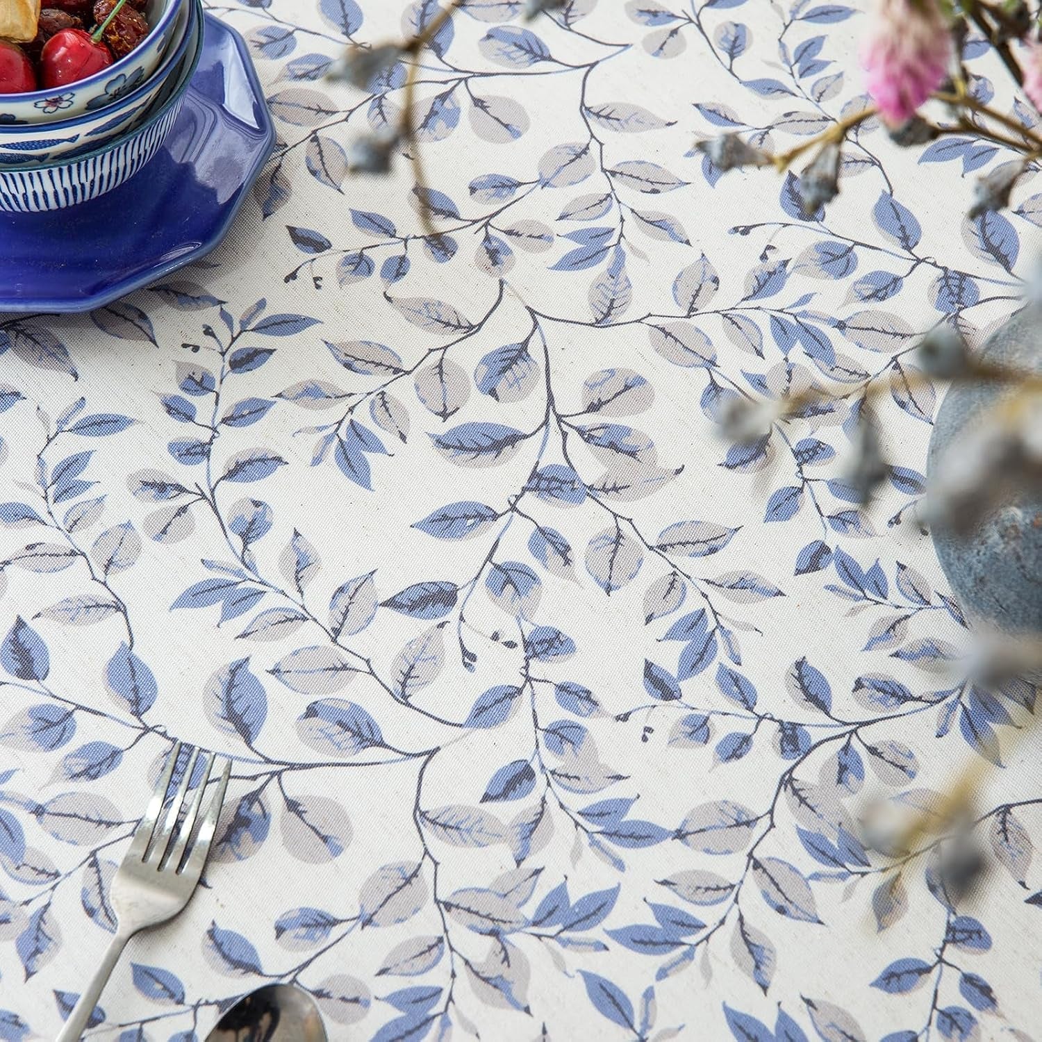 rustic-tablecloth-classic-plant-leaf-printed-linen-fabric-table-cover-farmhouse-decoration-52x70-inches-rectangle-oblong-blue-for-kitchen-dining