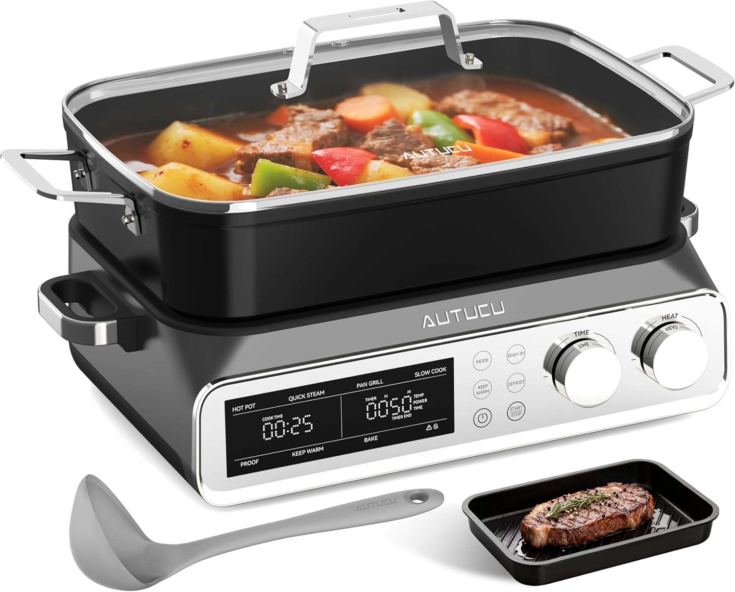 n21na-pro-slow-cooker-10-quart-8-in-1-programmable-pfoa-free-ceramic-coated-multi-cooker-with-grill-pan-steaming-plate-includes-silicone-spoon-tongs