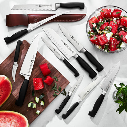 Four Star 7-Inch Razor-Sharp German Santoku Knife, Made in Company-Owned German Factory with Special Formula Steel Perfected for Almost 300 Years, Dishwasher Safe3