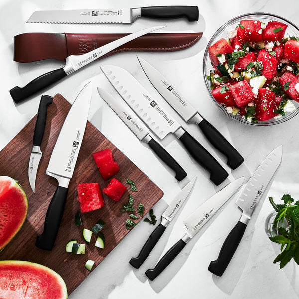 Four Star 7-Inch Razor-Sharp German Santoku Knife, Made in Company-Owned German Factory with Special Formula Steel Perfected for Almost 300 Years, Dishwasher Safe3