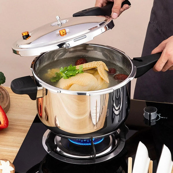 Efficient Pressure Cooking, Rapid Heating 16Cm Valves, 304 Stainless Steel and Plastic Electric Pressure Cooker, for Quick and Cooking2