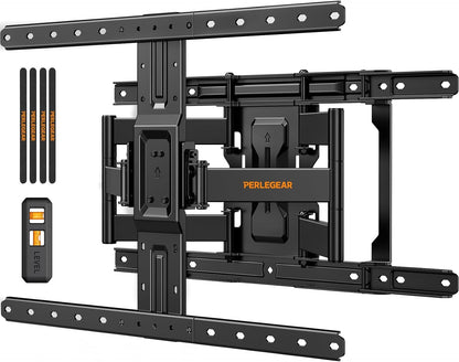 Ultra Slim TV Wall Mount 1.1" Low Profile for 42-90" Tvs, Fits 16"/24" Studs, Full Motion TV Mount Wall Bracket with Dual Articulating Arms, Swivel, Tilt, Max VESA 600X400Mm, Holds 132Lbs8