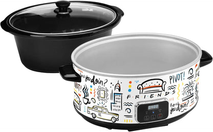 Friends the Television Series 7-Quart Programmable Digital Slow Cooker5
