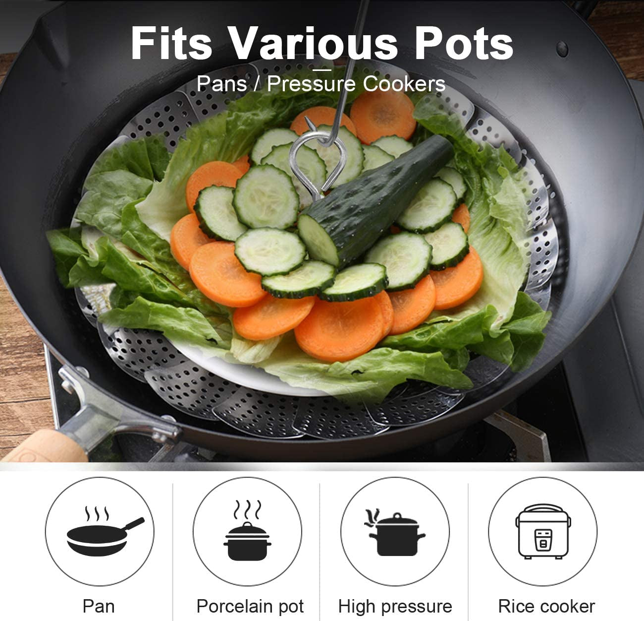 stainless-steel-steamer-basket-vegetable-steamer-basket-for-instant-pot-insert-for-veggie-seafood-cooking-boiled-eggs-with-safety-tool-adjustable-sizes-to-fit-various-pots-5-1-to-9-5