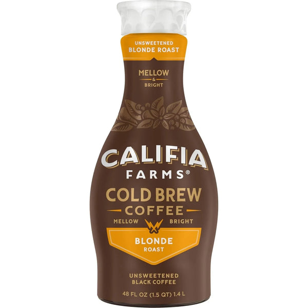 '- Pure Black Blonde Roast Cold Brew Coffee, 48 Oz, 100% Arabica, Plant Based, Vegan, Gluten Free, Non GMO, Sugar Free, Iced Coffee1