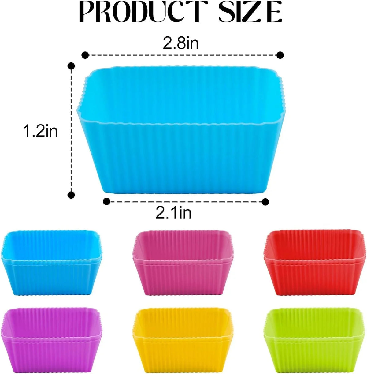 12-pack-reusable-baking-silicone-molds-rectangular-cupcake-liners-silicone-baking-cups-multicolor-easy-clean-heat-resistant-all-occasions