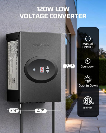 120W Low Voltage Landscape Transformer7