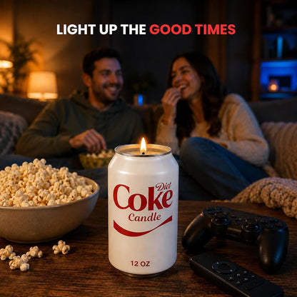 Diet Cola Candle - Smells like Real Cola - a Fun Candle, Top Pick among Soda Lovers Gifts - Funny Candles for Women & Men, Funky Candles, Merch Gift for Birthdays, Cool Gifts and Aesthetic Room Decor5