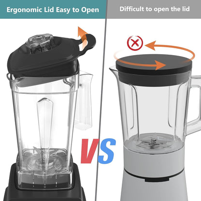 Blender 1800W, High Speed Countertop Blender with 60Oz Bpa-Free Jar | Durable Stainless Steel Blades, Ice Crushing Smoothie Maker for Shakes, Nuts, Frozen Fruits, Dishwasher Safe7