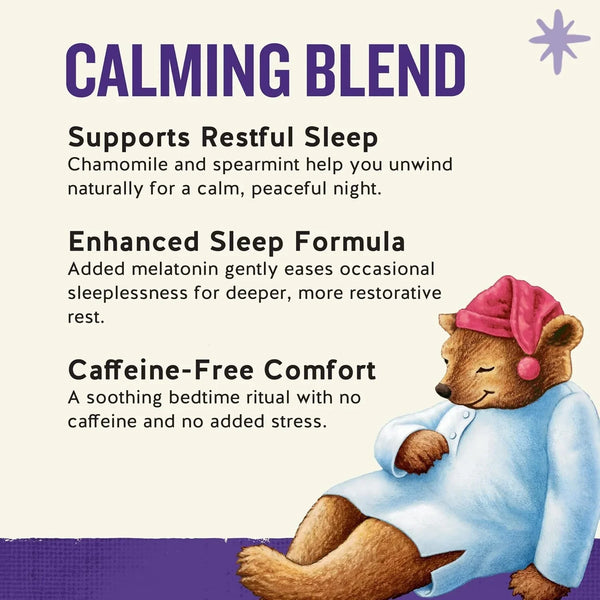Sleepytime Tea plus Melatonin, Caffeine Free,  Herbal Tea, 18 Bag Box5