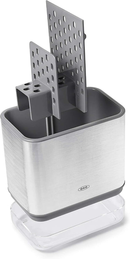 OXO Good Grips Stainless Steel Sink Organizer Caddy & Sponge Holder12