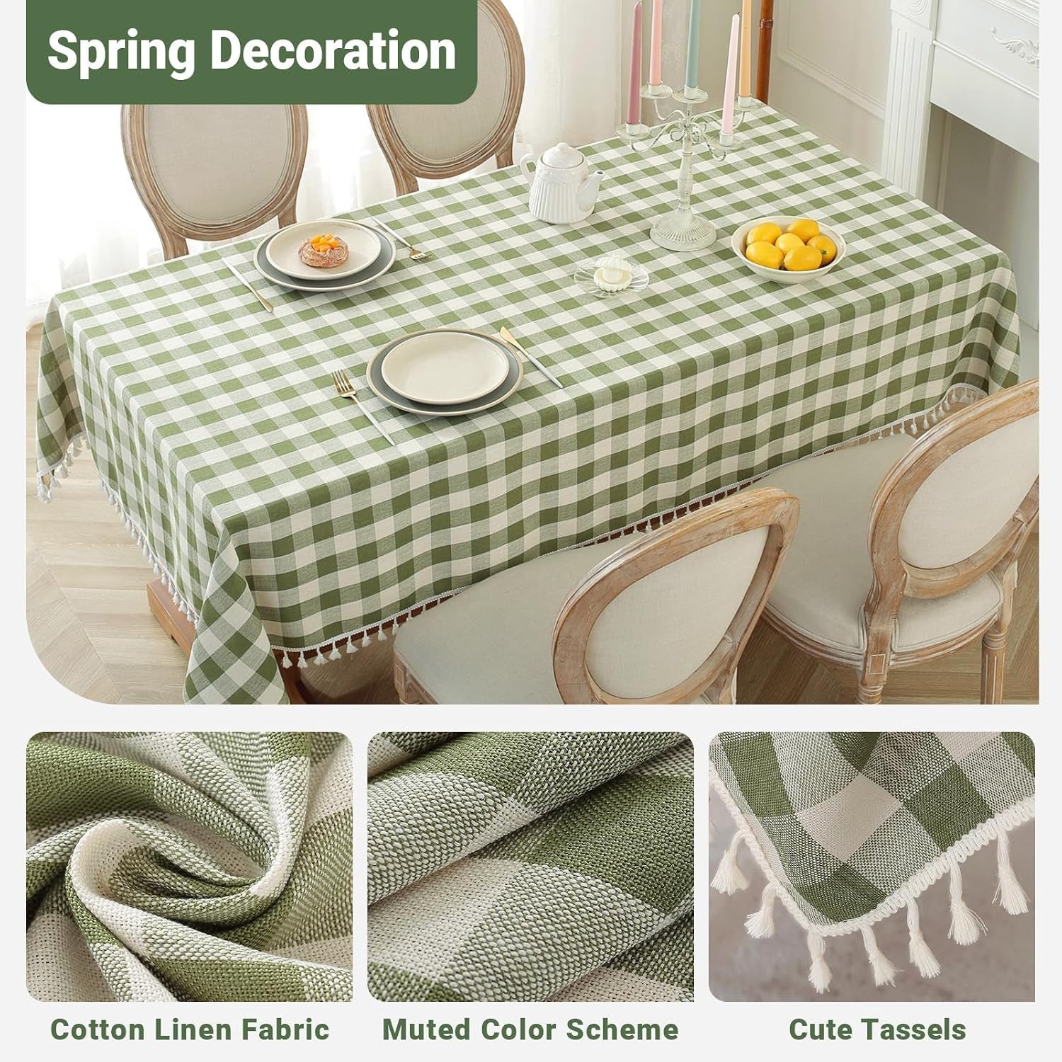 spring-checkered-tablecloth-square-washable-heavy-duty-buffalo-plaid-table-cloth-with-tassel-cotton-linen-gingham-table-cover-for-spring-picnic-kitchen-dining-room-green-55-inch