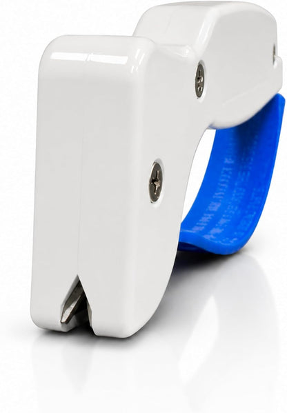 Knife Sharpener, Ergonomic Comfortable Handle, Compact & Easy to Use, Restore and Hone Straight & Serrated Knives, White8
