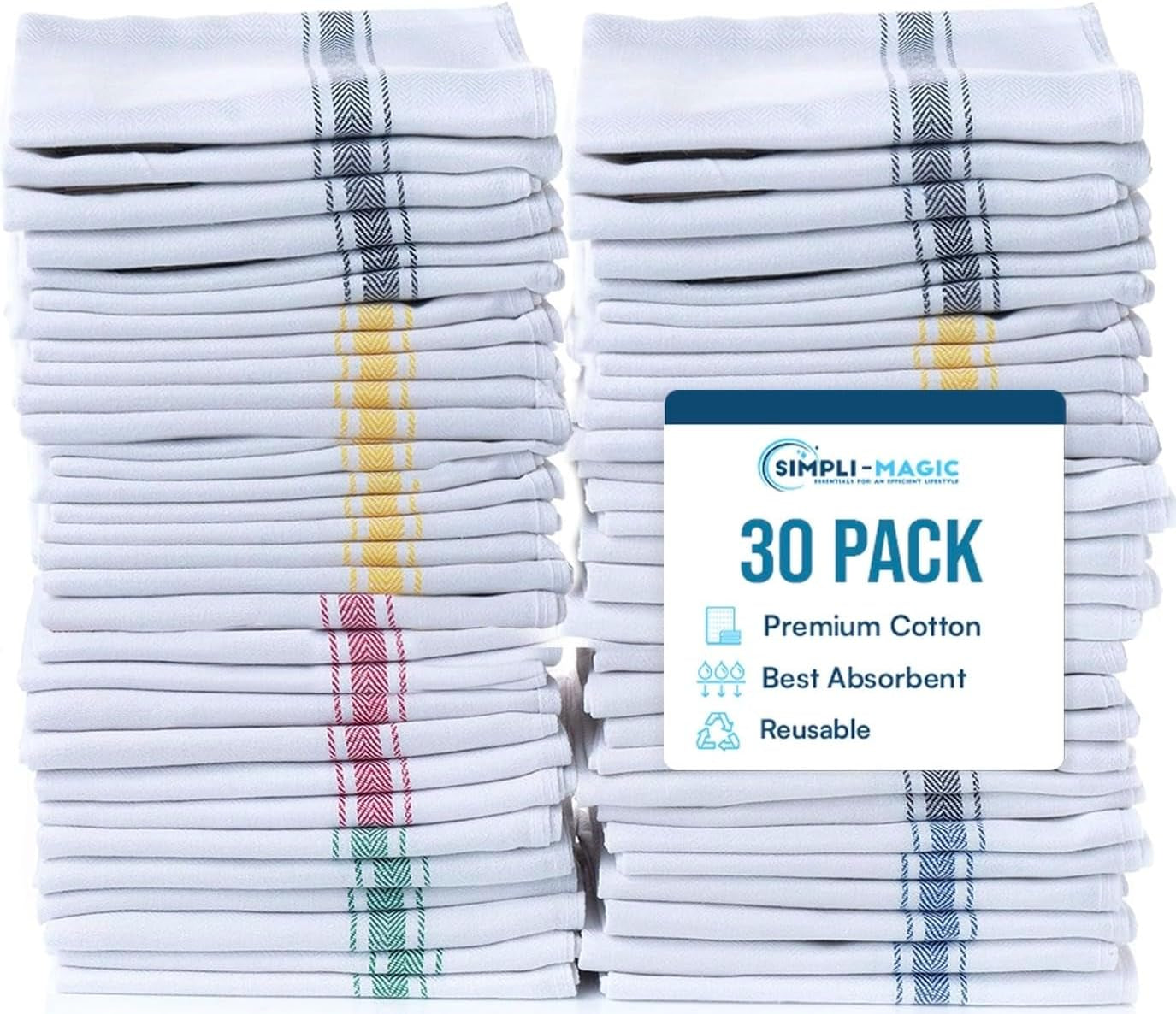 cotton-herringbone-dish-towels-15x25-30-pack-high-absorbent-kitchen-hand-towels-multi-color