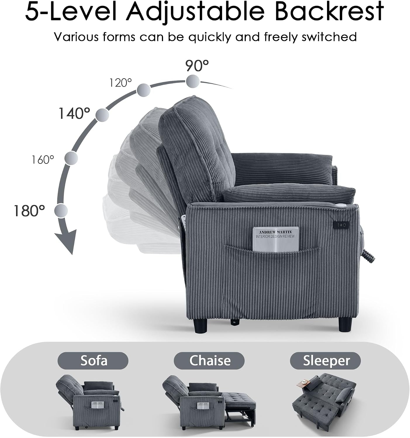 55-sleeper-sofa-bed-convertible-pull-out-couchdarkgrey