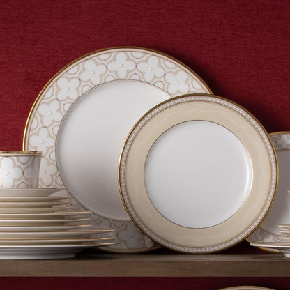 Trefolio Gold 40-Piece Dinnerware Set, Service for 82