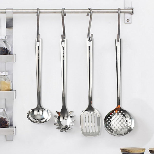 18/8 Stainless Steel Cooking Utensils Set of 4, Dishwasher Safe7