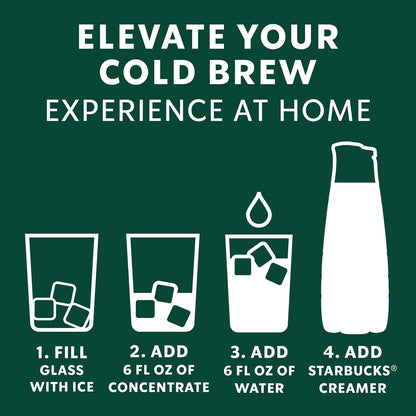 Starbucks Cold Brew Coffee Concentrate, Madagascar Vanilla Flavored Iced Coffee, 32 Fl Oz | 100% Arabica Cold Brew Concentrate; Natural Madagascar Vanilla Flavor; Mix with Water; 32 Fl Oz Multi-Serve Bottle8