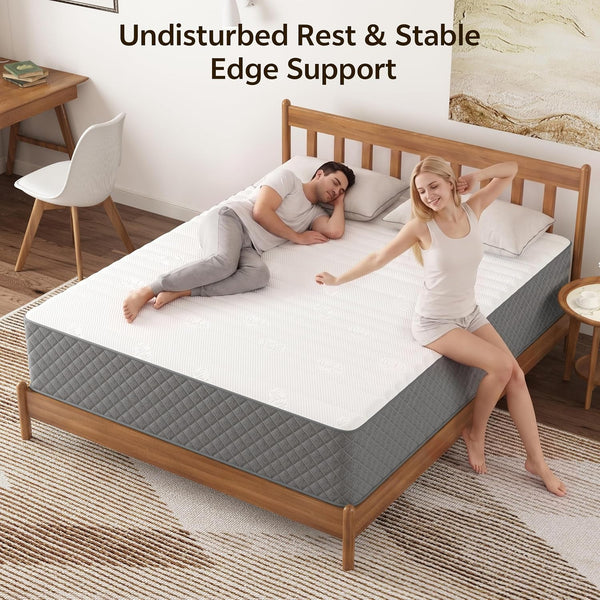 Full Mattress, 12 Inch Cooling-Gel Memory Foam and Pocket Spring Hybrid Mattress, Full Size Mattress in a Box, Certipur-Us Certified, Medium Firm, Double Mattress5