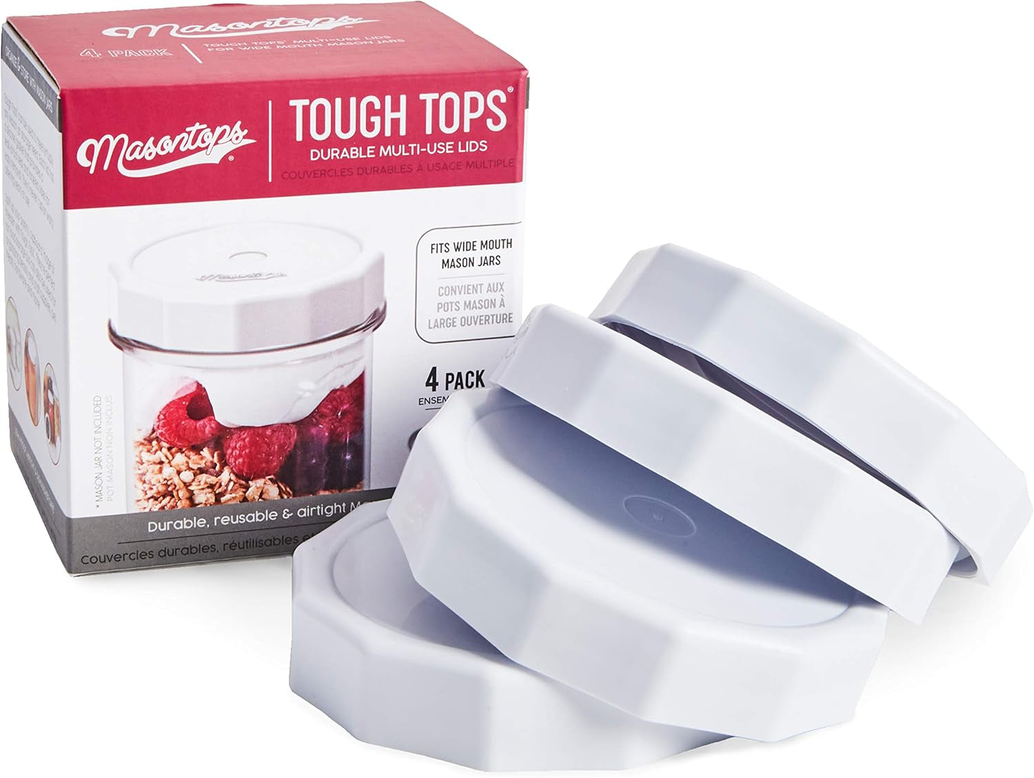 tough-tops-ball-wide-mouth-mason-jar-lids-plastic-leakproof-bpa-free-white-plastic-mason-jar-lids-reusable-dry-canning-lids-fit-ball-jars-ball-mason-jars-not-included