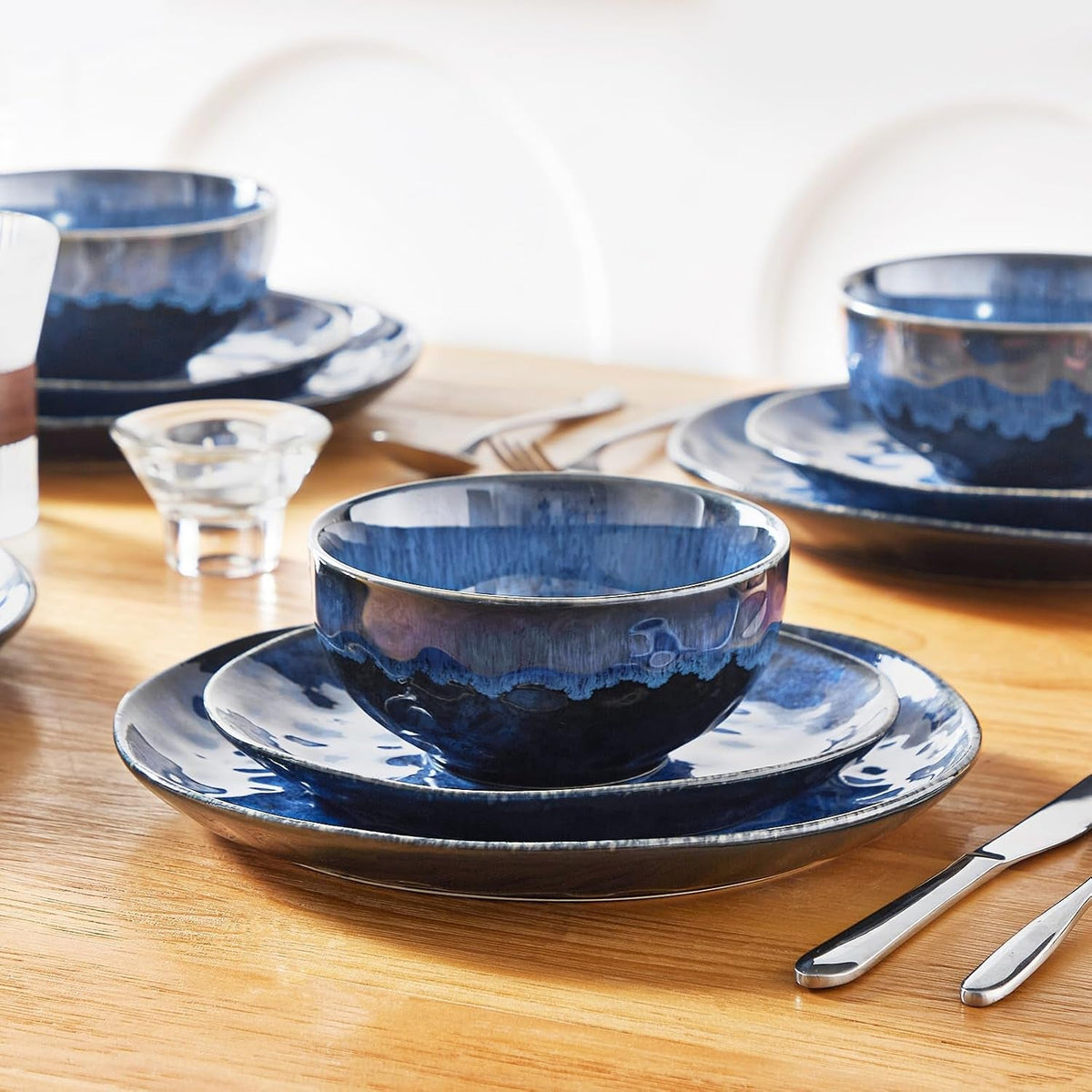 starry-12-pcs-dinnerware-set-for-4-handmade-reactive-glaze-blue