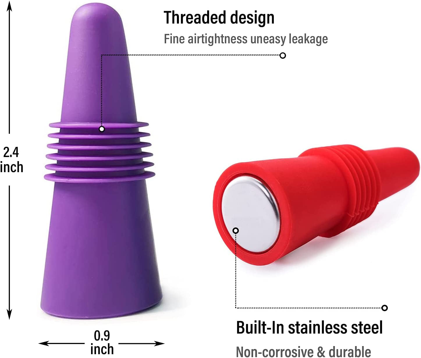 wine-stoppers-beverage-bottle-sealer-soft-silicone-wine-bottle-stoppers-corks-with-grip-top-for-keeping-wine-champagne-fresh-8-pack