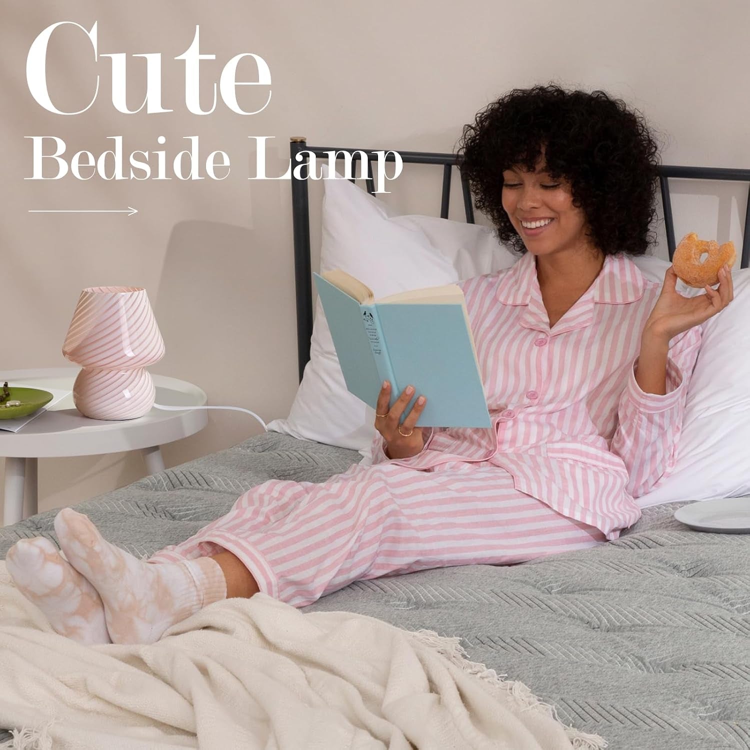 mushroom-lamp-small-bedside-table-lamp-with-striped-glass-nightstand-lamp-for-bedroom-living-room-cafe-bulb-included-home-decor-for-girls-women-pink