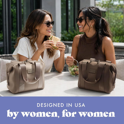 Remi Neoprene Lunch Bag for Women W/Ice Pack & Containers10