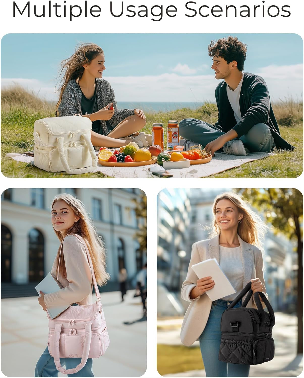 lunch-bag-women-double-deck-insulated-lunch-box-camel