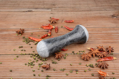Marble Replacement Pestle 5.9" Length Polished,(Black Marble)5